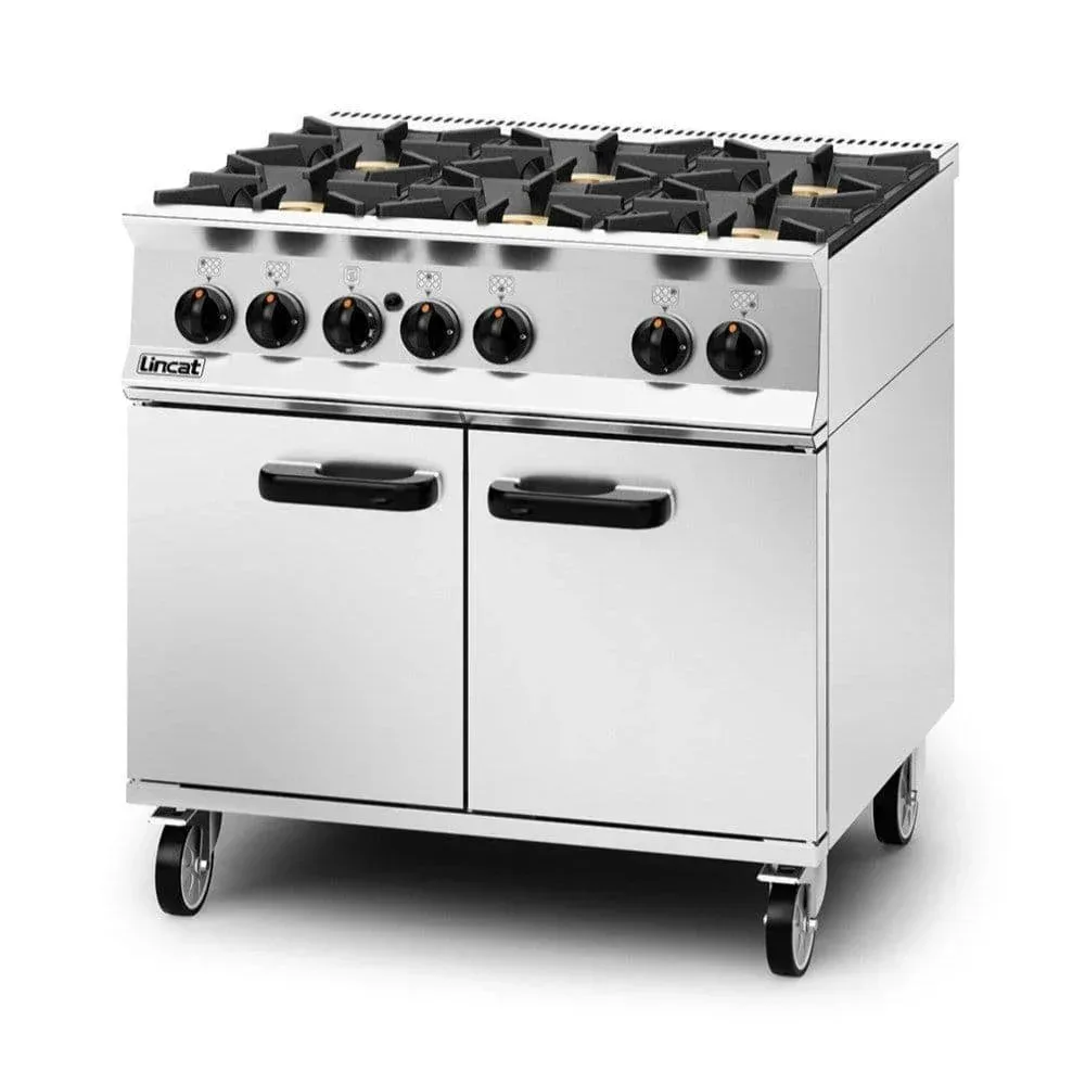 Lincat Opus 800 Natural Gas Oven Range 6 Burner OG8002/N