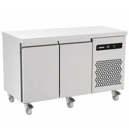 Inomak PNRPT99/PTL 274L Double Hinged Door Gastronorm Counter Refrigerator