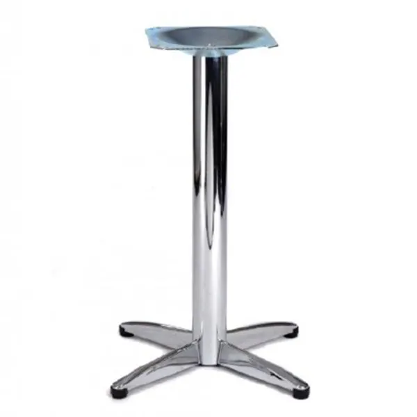 Lincoln Small Chrome Table Legs - 550mm Lounge Height for 700mm Tops