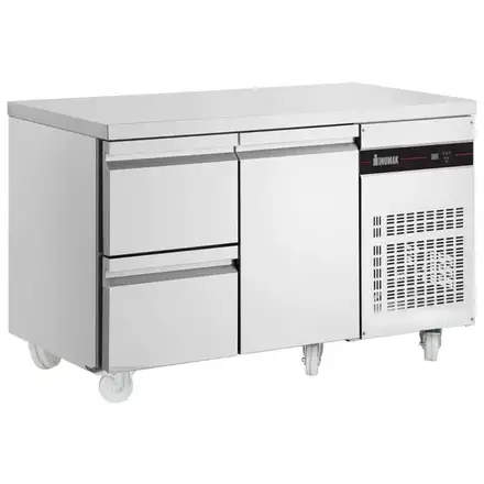 Inomak PN29-HC 274L Double Drawer Single Door Gastronorm Counter Refrigerator