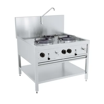 CombiSteel 7178.1205 Gas Wok Table 2 × 17 kW + 1 × 9 kW