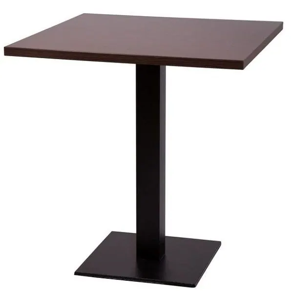 Flat Profile Square Bar or Restaurant Tables - See Sizes & Colours