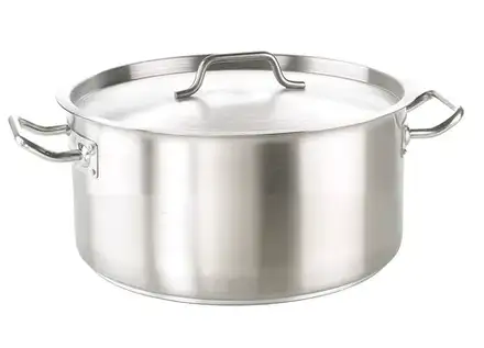 40cm Stainless Steel Low Casserole