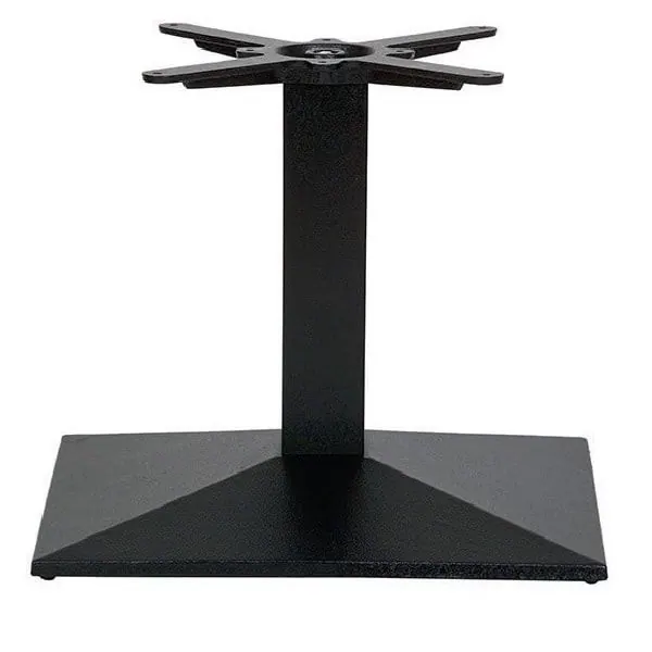 Newton Black Coffee Table Base - Pyramid Rectangle