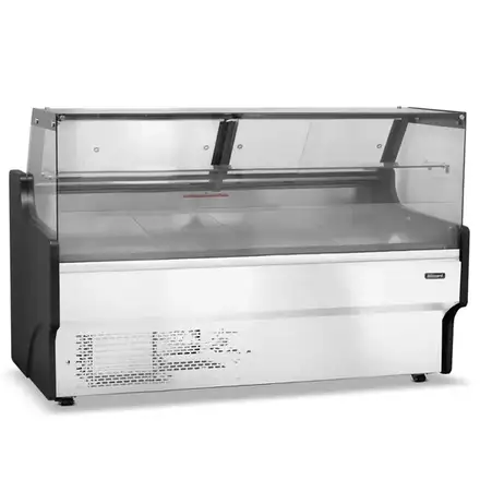 Blizzard BFG150WHV2 1.5m Flat Glass Serve Over Counter