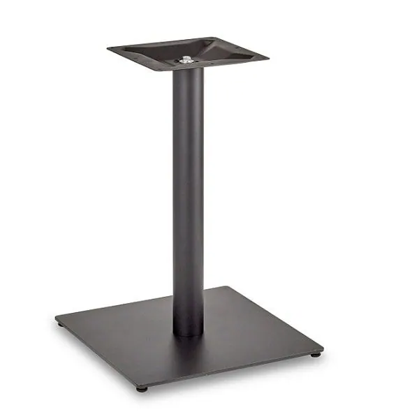 Profile Black Large Square Dining Table Base - Rnd Column - 344208