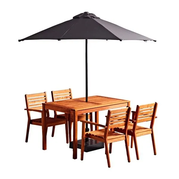More Outdoor Wooden Dining Set - Rectangle