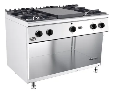 CombiSteel 7178.0585 Base 700 Solid Top Range Gas 4 Burners