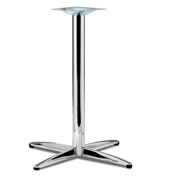 Lincoln Large Chrome Table Legs - Mid Height 880mm - Max top 800mm