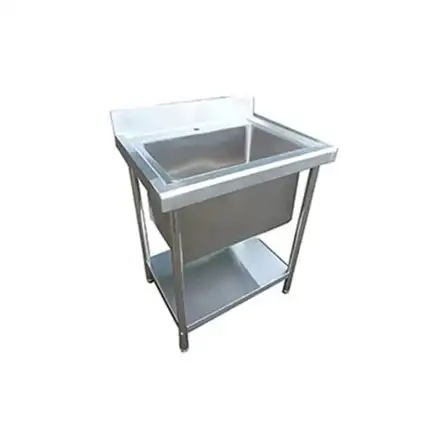 Infernus Stainless Steel Single Deep Bowl Sink – 77cm/31″