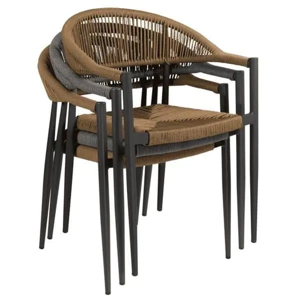 Atlantic Outdoor Stacking Armchairs – Durable, & Space-Saving Seating