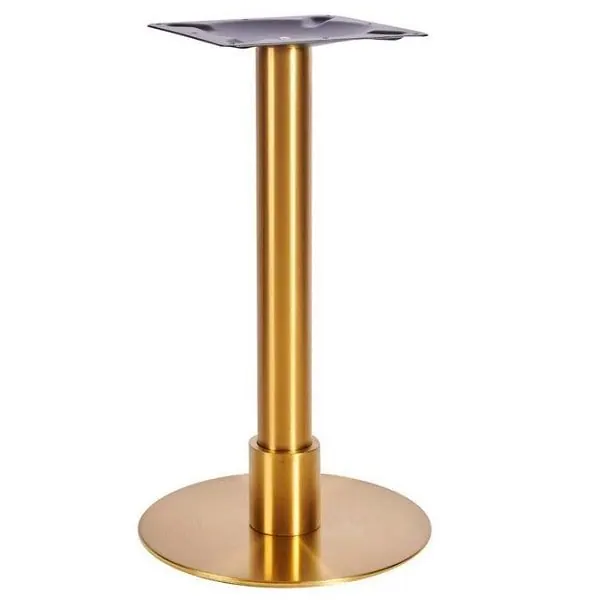 Atlas Brass Small Table Base with Sleeve - Bar or Dining - See Colours