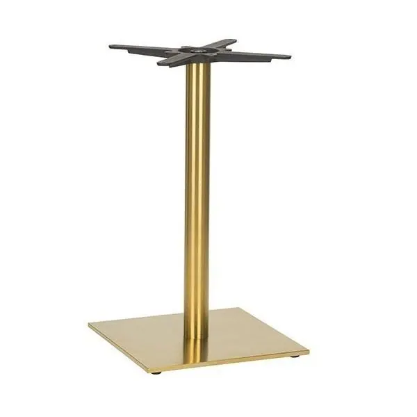 Midas Brass Small Square Table Base - Height Options