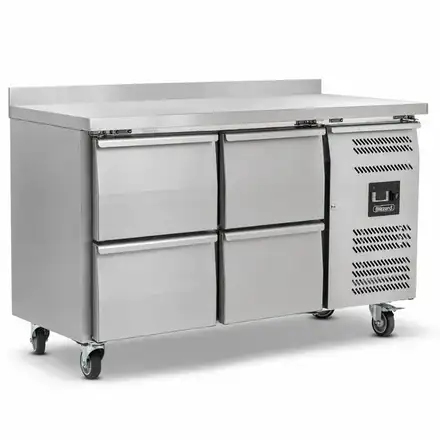Blizzard HBC2-22 Four Drawer Counter Refrigerator With Upstand