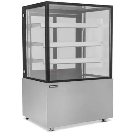 Blizzard RFG9-3 92cm Triple Tier Refrigerated Flat Glass Display Unit