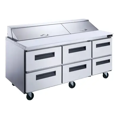 Caterway 6 Drawer Pizza Topping Fridge