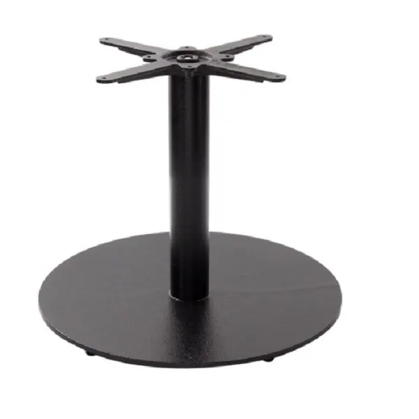 Breva Large Round Table Bases in Black or Colours - Coffee