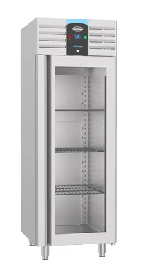 CombiSteel 7489.5030 Freezer Stainless Steel Glass Door Mono Block 700 L