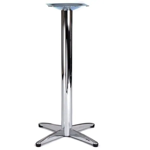 Lincoln Small Chrome Table Legs - Breakfast Counter / Mid Height 880mm