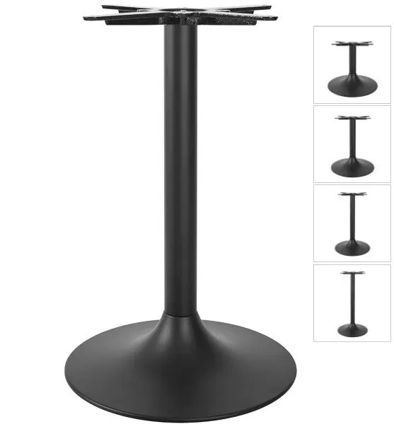 Trumpet Table Bases - 5 Height Options - Max Top: 700mm Round