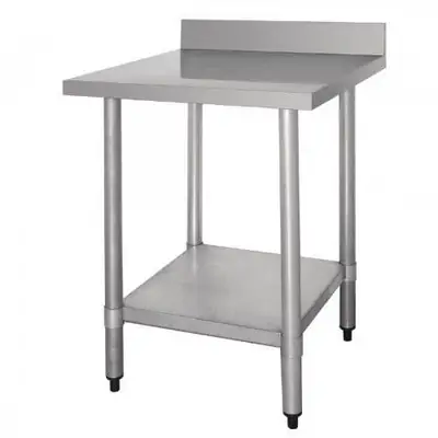 Stainless Steel Table 60cm with Splash Back