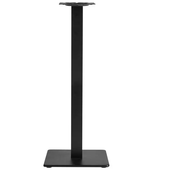 Anzo Small Square Black Table Base - Poseur / Bar
