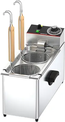 Commercial Electric Pasta Cooker, 2 Holes Noodle Cooking Machine