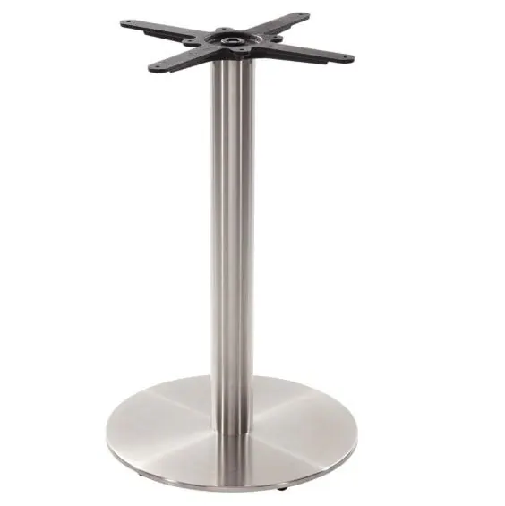 Carlton-RD B1 Small Brushed Dining Table Bases - Round