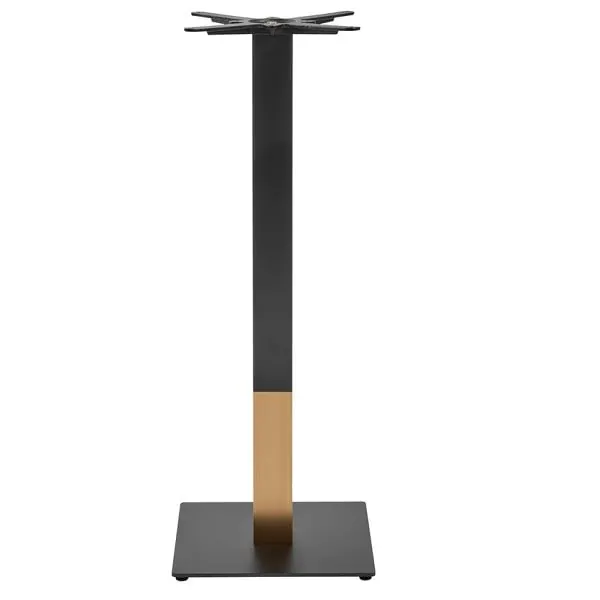 Boston Sleek - Black and Gold - Large Square - Height Options