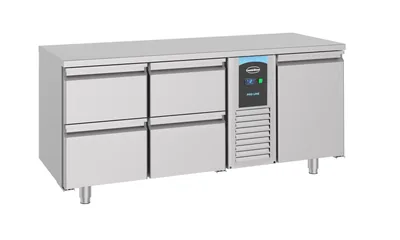 CombiSteel 7489.5365 700 Refrigerated Counter 1 Door and 4 Drawers Monoblock Energy Line