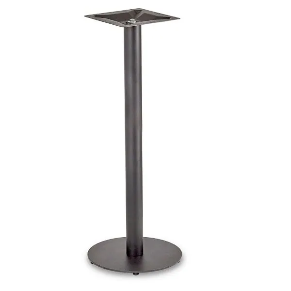 Profile Black Small Round Poseur Table Bases - 344189