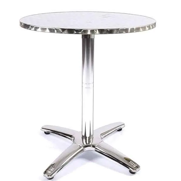 Nice 4 Branch Outdoor Cafe Tables - Stainless Steel