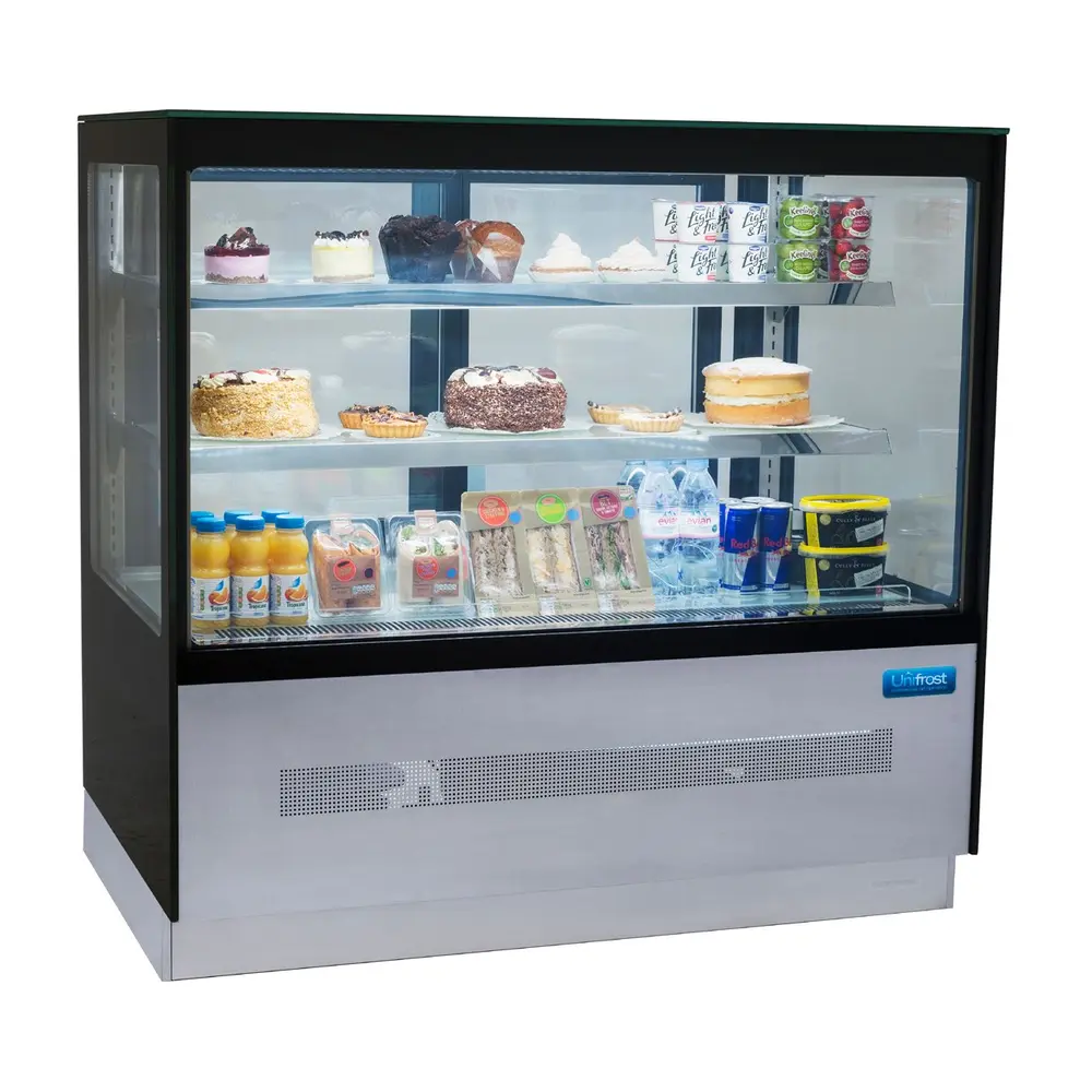 Unifrost SDV120S 365L Square Glass Display Chiller