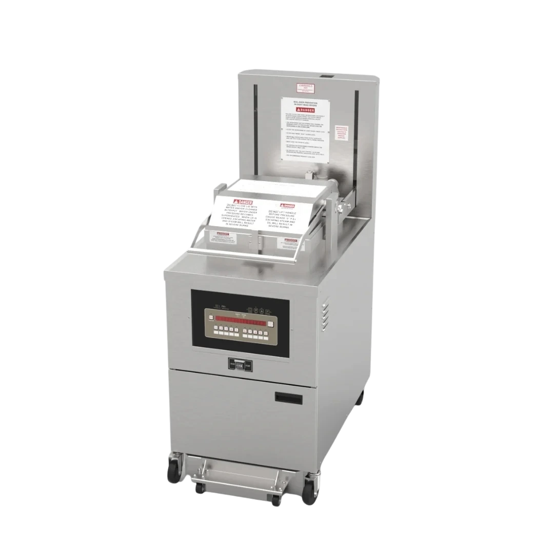 RotoQuip RPFE-591 61L 8-Head Electric Pressure Fryer