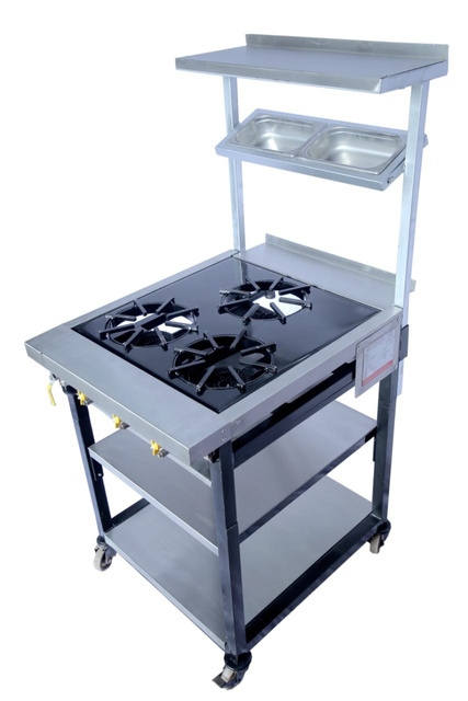 SW Cookers 3 Burner Indian Range Cooker