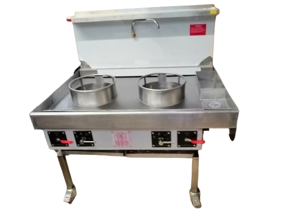 SW Cookers 2 Burner Chinese Wok Cooker — One Line