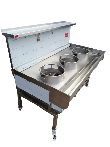 SW Cookers 3 Burner Chinese Wok Cooker — One Line
