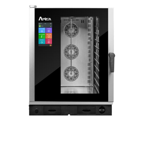 Atosa Electric Combi Oven for Bakery Use – 10 × 400×600 Trays / 10 × GN 2/1 (EPC1021E3)