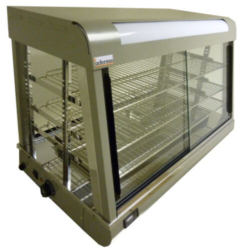 Infernus 600mm Countertop Heated Display Cabinet – 13A