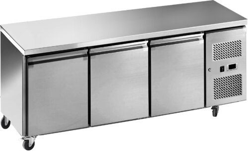 Infernus 3 Door Freezer Counter 417L Commercial GN Undercounter Freezer