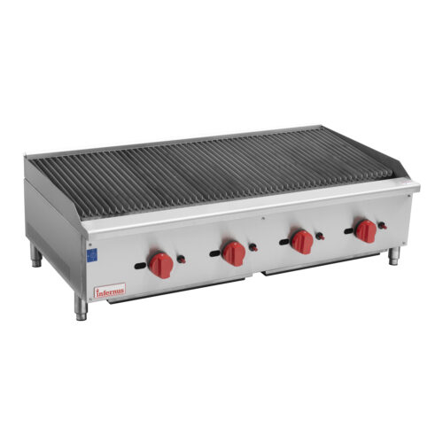 Infernus 4 Burner Gas Radiant Charbroiler/Chargrill – 120cm/48″