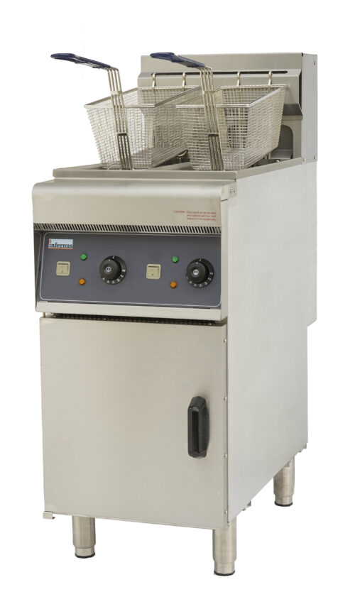 Infernus Free Standing Twin Tank Electric Fryer 2 x 10L