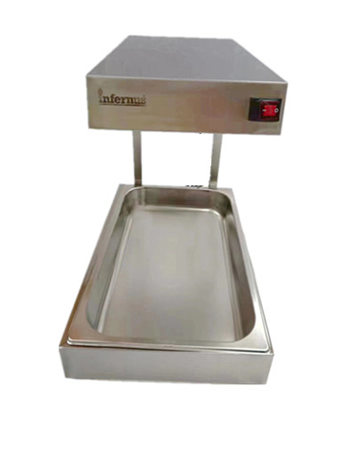 Infernus Countertop Overhead Heat Lamp Chip Scuttle – INF-FW1